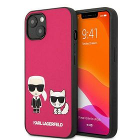 Karl Lagerfeld KLHCP13MPCUSKCP iPhone13 / 14 / 15 6,1" fuksja/fuchsia hardcase Ikonik Karl & Choupette