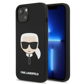 Karl Lagerfeld KLHCP13MSLKHBK iPhone 13/ 14 / 15 6,1" czarny/black hardcase Silicone Karl`s Head