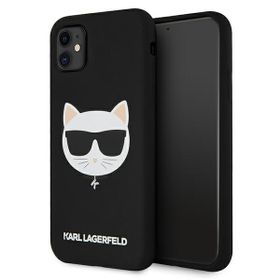 Karl Lagerfeld KLHCN61SLCHBK iPhone11 6,1" / Xr hardcase czarny/black Silicone Choupette