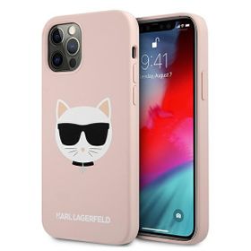 Karl Lagerfeld KLHCP12LSLCHLP iPhone12 Pro Max 6,7" hardcase jasno różowy/light pink Silicone Choupette