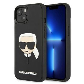 Karl Lagerfeld KLHCP13SKH3DBK iPhone 13mini 5,4" czarny/black hardcase 3D Rubber Karl`s Head