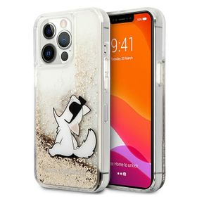 Karl Lagerfeld KLHCP13XGCFD iPhone 13Pro Max 6,7" złoty/gold hardcase Liquid Glitter Choupette Fun
