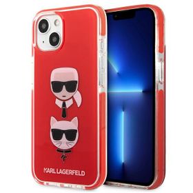 Karl Lagerfeld KLHCP13MTPE2TR iPhone 13/ 14 / 15 6,1" hardcase czerwony/red Karl&Choupette Head