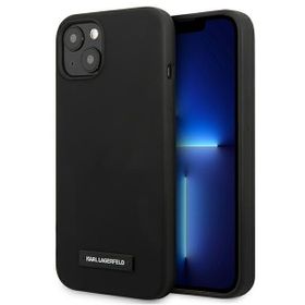 Karl Lagerfeld KLHCP13MSLMP1K iPhone 13 / 14 / 15 6,1" hardcase czarny/black Silicone Plaque