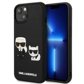 Karl Lagerfeld KLHCP13M3DRKCK iPhone 13 6,1" czarny/black hardcase Karl&Choupette Ikonik 3D