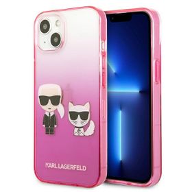 Karl Lagerfeld KLHCP13STGKCP iPhone 13mini 5,4" hardcase różowy/pink Gradient Ikonik Karl & Choupette