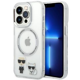 Karl Lagerfeld KLHMP14LHKCT iPhone 14Pro 6,1" hardcase przeźroczysty/transparent Karl & Choupette Aluminium Magsafe