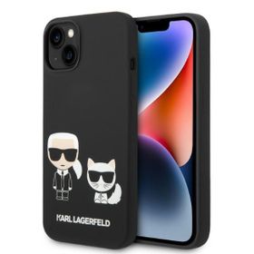 Karl Lagerfeld KLHMP14MSSKCK iPhone 14 Plus / 15 Plus 6,7" hardcase czarny/black Liquid Silicone Karl & Choupette Magsafe