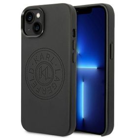 Karl Lagerfeld KLHCP14MFWHK iPhone 14 Plus / 15 Plus 6,7" hardcase czarny/black Leather Perforated Logo