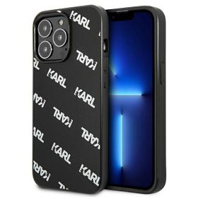 Karl Lagerfeld KLHCP13XPULMBK3 iPhone 13Pro Max 6,7" hardcase czarny/black Allover