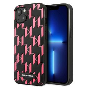 Karl Lagerfeld KLHCP13MMNMP1P iPhone 13/ 14 / 15 6,1" hardcase różowy/pink Monogram Plaque
