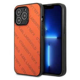 Karl Lagerfeld KLHCP13LPTLO iPhone 13Pro / 13 6,1" hardcase pomarańczowy/orange Perforated Allover