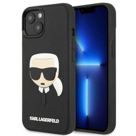 Karl Lagerfeld KLHCP14SKH3DBK iPhone 14/ 15 / 13 6,1" czarny/black hardcase 3D Rubber Karl`s Head