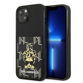 Karl Lagerfeld KLHCP13MCANCNK iPhone 13 / 14 / 15 6,1" hardcase czarny/black Karlimals Cardslot