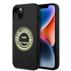 Karl Lagerfeld KLHCP14SSRSGRCK iPhone 14 / 15 / 13 6,1" hardcase czarny/black Silicone RSG