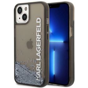 Karl Lagerfeld KLHCP14SLCKVK iPhone 14/ 15 / 13 6,1" czarny/black hardcase Liquid Glitter Elong