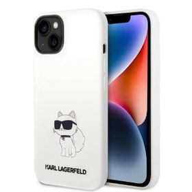 Karl Lagerfeld KLHCP14SSNCHBCH iPhone 14 / 15 / 13 6,1" hardcase biały/white Silicone Choupette
