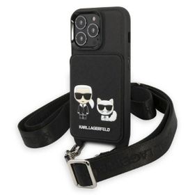 Karl Lagerfeld KLHCP13LSAKCHSK iPhone 13Pro / 13 6,1" hardcase Saffiano Karl & Choupette Embossed