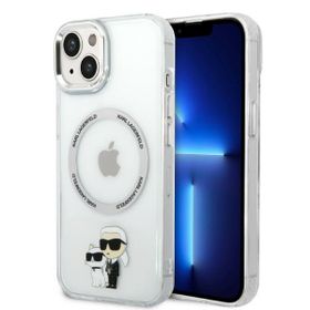 Karl Lagerfeld KLHMP14SHNKCIT iPhone 14/ 15 / 13 6,1" hardcase transparent Iconic Karl&Choupette Magsafe