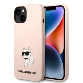 Karl Lagerfeld KLHCP14SSNCHBCP iPhone 14 / 15 / 13 6,1" hardcase różowy/pink Silicone Choupette