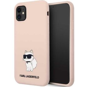 Karl Lagerfeld KLHCN61SNCHBCP iPhone 11/XR 6,1" hardcase różowy/pink Silicone Choupette