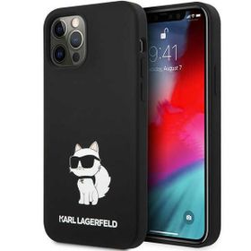 Karl Lagerfeld KLHCP12MSNCHBCK iPhone 12/12 Pro 6,1" hardcase czarny/black Silicone Choupette