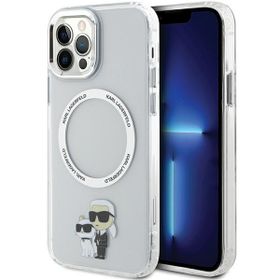 Karl Lagerfeld KLHMP12MHNKCIT iPhone 12/12 Pro 6.1" hardcase transparent Iconic Karl&Choupette Magsafe