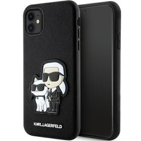 Karl Lagerfeld KLHCN61SANKCPK iPhone 11/ Xr 6.1" hardcase czarny/black Saffiano Karl & Choupette