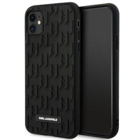 Karl Lagerfeld KLHCN61RUPKLPK iPhone 11/ Xr 6.1" hardcase czarny/black 3D Monogram