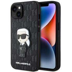 Karl Lagerfeld KLHCP14SSAKHPKK iPhone 14/ 15 / 13 6.1" czarny/black Saffiano Monogram Ikonik
