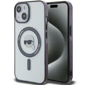 Karl Lagerfeld KLHMP15MHKHNOTK iPhone 15 Plus / 14 Plus 6.7" transparent hardcase IML Karl`s Head MagSafe