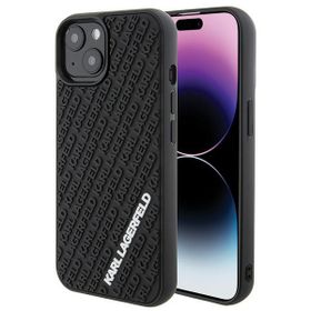 Karl Lagerfeld KLHCP15S3DMKRLK iPhone 15 / 14 / 13 6.1" czarny/black hardcase 3D Rubber Multi Logo