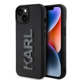 Karl Lagerfeld KLHCP15S3DMBKCK iPhone 15 / 14 / 13 6.1" czarny/black hardcase 3D Rubber Glitter Logo