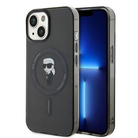 Karl Lagerfeld KLHMP14SHFCKNOK iPhone 14/ 15 / 13 6.1" czarny/black hardcase IML Ikonik MagSafe