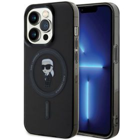 Karl Lagerfeld KLHMP14LHFCKNOK iPhone 14Pro 6.1" czarny/black hardcase IML Ikonik MagSafe