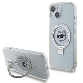 Karl Lagerfeld KLHMP15MHMRSCHH iPhone 15 Plus / 14 Plus 6.7" biały/white hardcase Ring Stand Choupette Head MagSafe