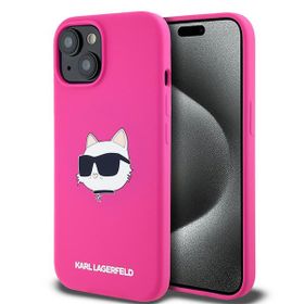 Karl Lagerfeld KLHMP15MSCHPPLF iPhone15 Plus / 14 Plus 6.7" różowy/fuschia hardcase Silicone Choupette Head MagSafe