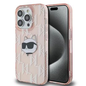 Karl Lagerfeld KLHCP13LHKLPCHP iPhone13 Pro / 13 6.1" różowy/pink hardcase IML Choupette Head & Monogram