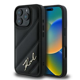 Karl Lagerfeld KLHCP16XPQDSMGK iPhone16 Pro Max 6.9" czarny/black hardcase Quilted Signature