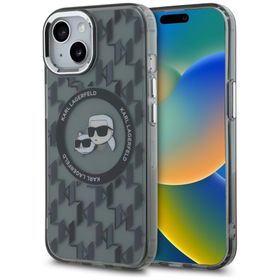 Karl Lagerfeld KLHMP15SHMCKMHK iPhone 156.1" czarny/black IML Monogram Karl&Choupette Head MagSafe
