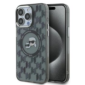 Karl Lagerfeld KLHMP15XHMCKMHK iPhone 15Pro Max 6.7" czarny/black IML Monogram Karl&Choupette Head MagSafe
