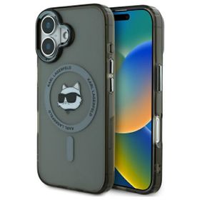 Karl Lagerfeld KLHMP16MHLSCHK iPhone Plus 6.7" czarny/black hardcase IML Metal Choupette Head MagSafe