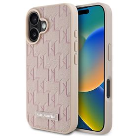 Karl Lagerfeld KLHMP16SPKHPORPP iPhone16 6.1" różowy/pink hardcase Hot Stamp Magsafe
