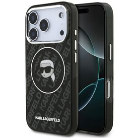 Etui Karl Lagerfeld IML Karl Head Logo   MagSafe do iPhone 17 Pro Max czarny