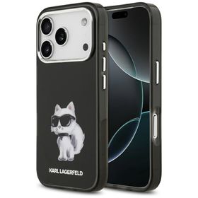 Etui Karl Lagerfeld IML Aquarelle        Choupette & Logo MagSafe do iPhone 17 Pro czarny