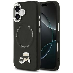 Etui Karl Lagerfeld Karl & Choupette     Pins MagSafe do iPhone 17 czarny