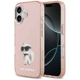 Etui Karl Lagerfeld IML Aquarelle        Choupette & Logo MagSafe do iPhone 17 różowy