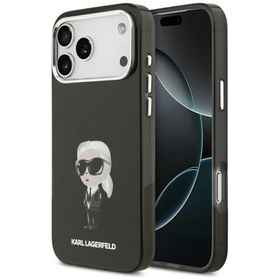 Etui Karl Lagerfeld IML Aquarelle Karl   & Logo MagSafe do iPhone 17 Pro Max czarny