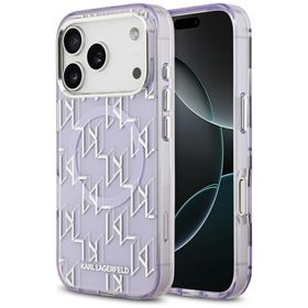 Etui Karl Lagerfeld IML KL Monogram      MagSafe do iPhone 17 Pro Max fioletowy