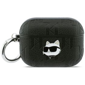 Etui Karl Lagerfeld Monogram Choupette Head do AirPods Pro 3 czarny